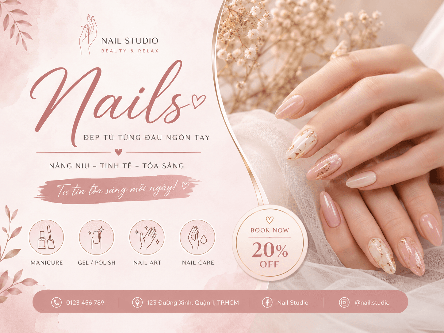 American Top Nails salon interior
